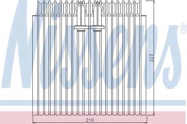 Испаритель, кондиционер NISSENS 92072