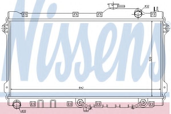 Радиатор, охлаждение двигателя ARD 310718