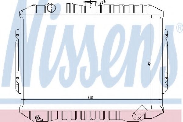 Радиатор, охлаждение двигателя ARD 312814