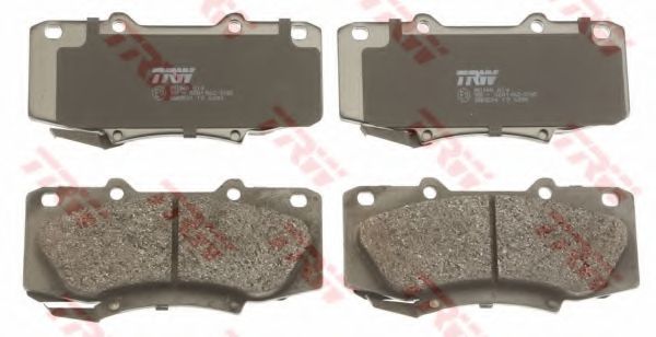 Комплект тормозных колодок, дисковый тормоз TRW 25209