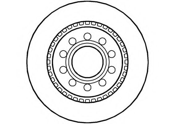 Тормозной диск NATIONAL NBD628