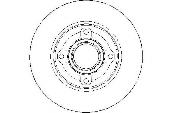Тормозной диск NATIONAL NBD1642