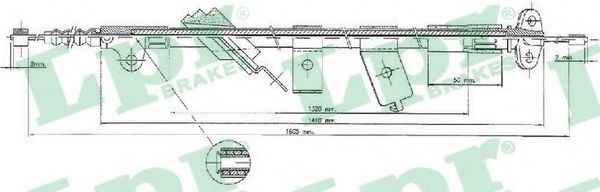 Трос, стояночная тормозная система A.B.S. K1187
