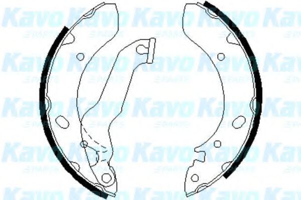 Комплект тормозных колодок KAVO PARTS BS-3404