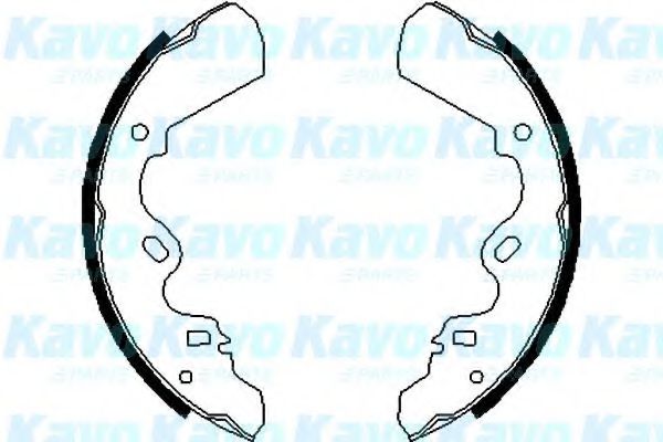 Комплект тормозных колодок KAVO PARTS BS-3901