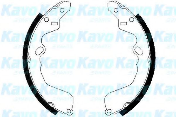 Комплект тормозных колодок KAVO PARTS BS-4403