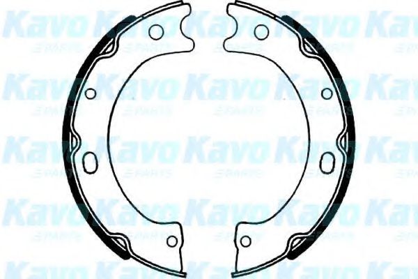 Комплект тормозных колодок KAVO PARTS BS-7426