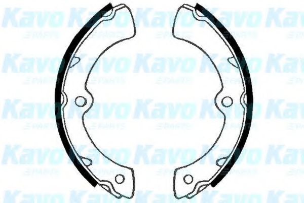 Комплект тормозных колодок KAVO PARTS BS-8407