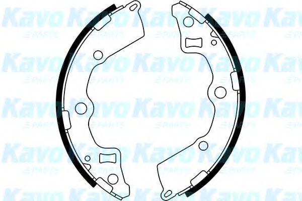 Комплект тормозных колодок KAVO PARTS BS-4406