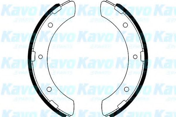 Комплект тормозных колодок KAVO PARTS BS-6419