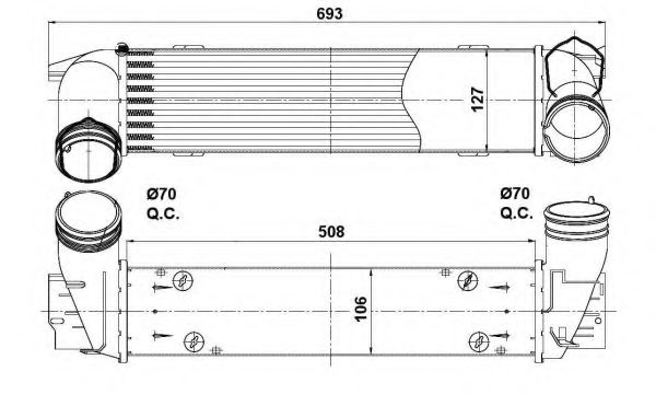 Интеркулер NRF 30386