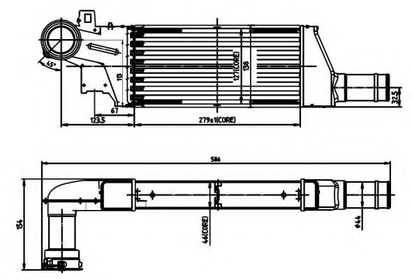 Интеркулер NRF 30903