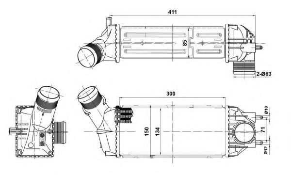 Интеркулер NRF 30908