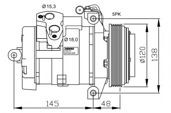 Компрессор, кондиционер NRF 32470G