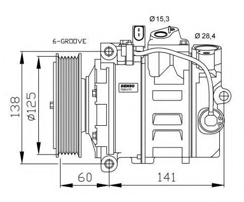 Компрессор, кондиционер NRF 32509G