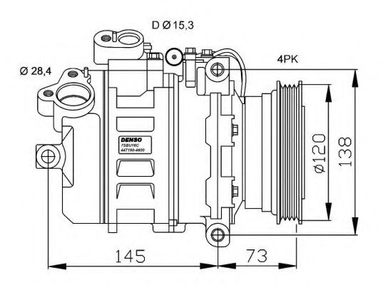 Компрессор, кондиционер NRF 32518G