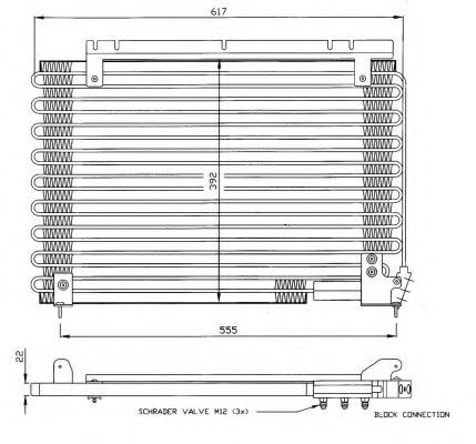 Конденсатор, кондиционер NRF 35191