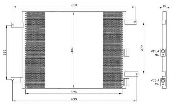 Конденсатор, кондиционер NRF 35294