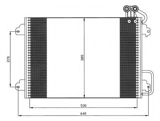 Конденсатор, кондиционер NRF 35340