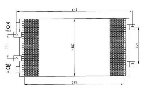 Конденсатор, кондиционер NRF 35442