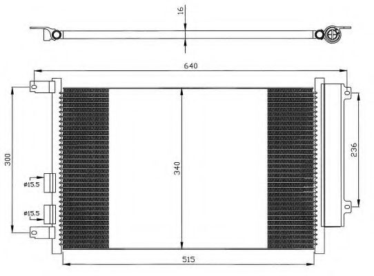 Конденсатор, кондиционер NRF 35499