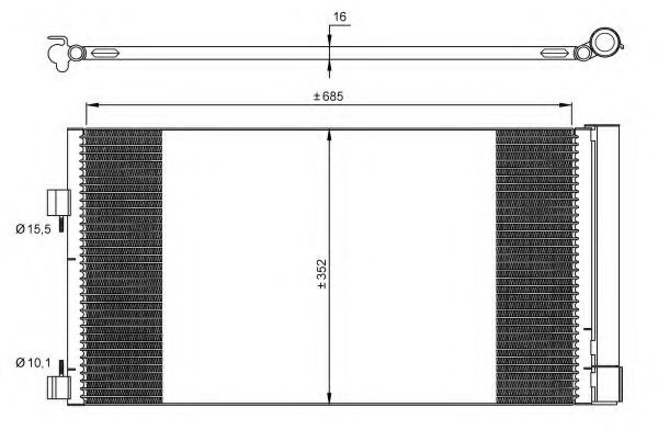 Конденсатор, кондиционер NRF 35890