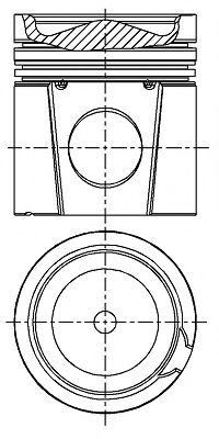 Поршень NÜRAL 87-433300-00