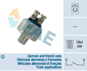 Выключатель фонаря сигнала торможения FAE 20020