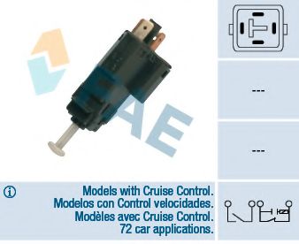 Выключатель фонаря сигнала торможения FAE 24517
