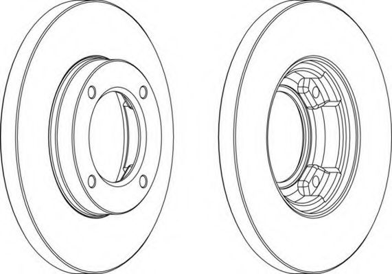 Тормозной диск NECTO WN1085