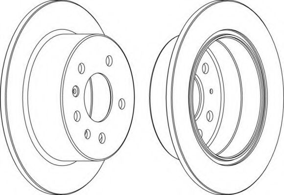 Тормозной диск NECTO WN796