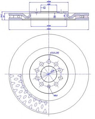 Тормозной диск CAR 230949