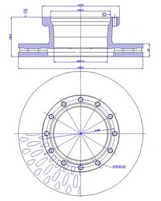 Тормозной диск CAR 4230
