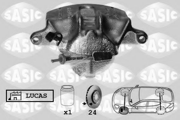 Тормозной суппорт SASIC SCA4042