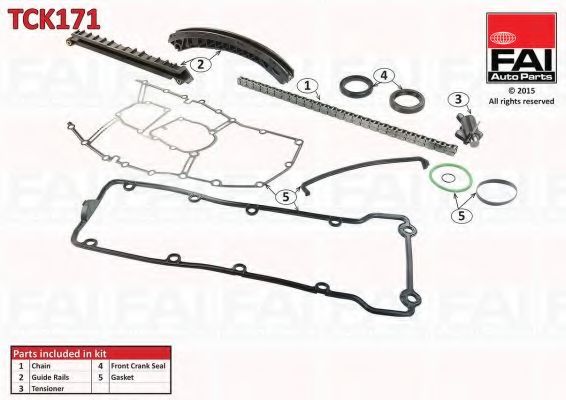 Комплект цели привода распредвала FAI AutoParts TCK171