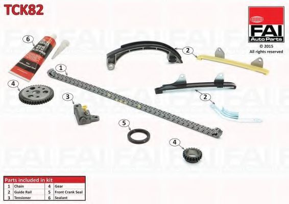 Комплект цели привода распредвала FAI AutoParts TCK82