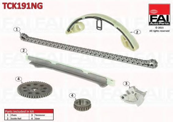 Комплект цели привода распредвала FAI AutoParts TCK191NG