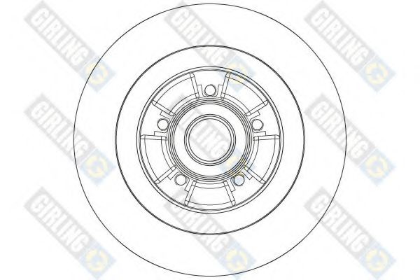 Тормозной диск GIRLING 6062026