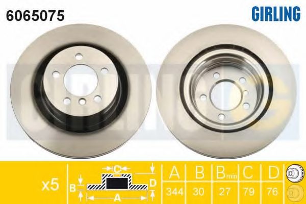 Тормозной диск GIRLING 6065075