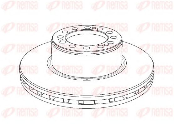 Тормозной диск KAWE NCA1079.20