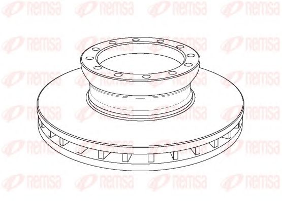 Тормозной диск KAWE NCA1139.20