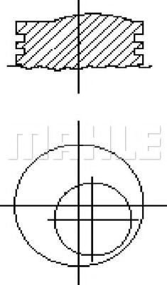 Поршень MAHLE ORIGINAL E14120