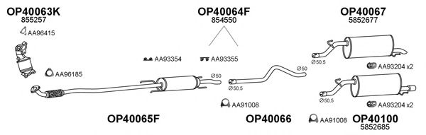 Система выпуска ОГ VENEPORTE 400539