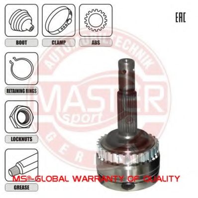 Шарнирный комплект, приводной вал MASTER-SPORT 303890-SET-MS