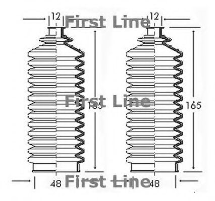 Пыльник, рулевое управление FIRST LINE FSG3020
