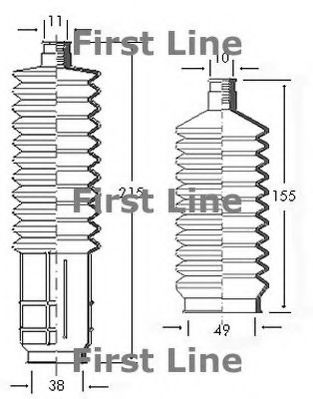 Пыльник, рулевое управление FIRST LINE FSG3032