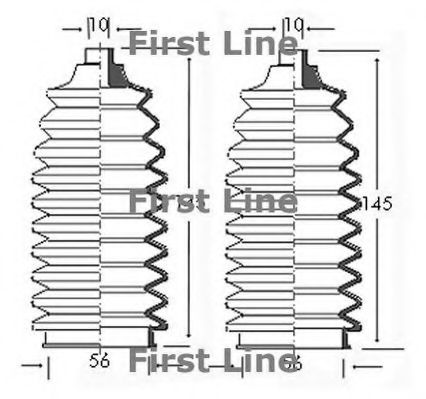 Пыльник, рулевое управление FIRST LINE FSG3037