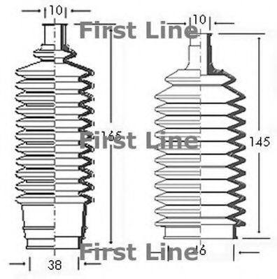 Пыльник, рулевое управление FIRST LINE FSG3044