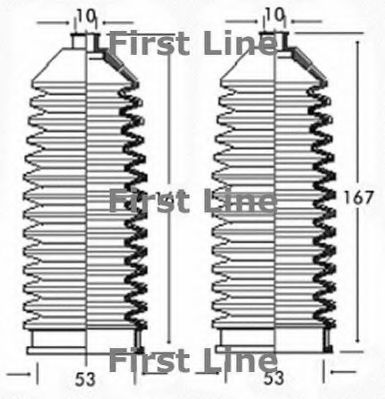 Пыльник, рулевое управление FIRST LINE FSG3177