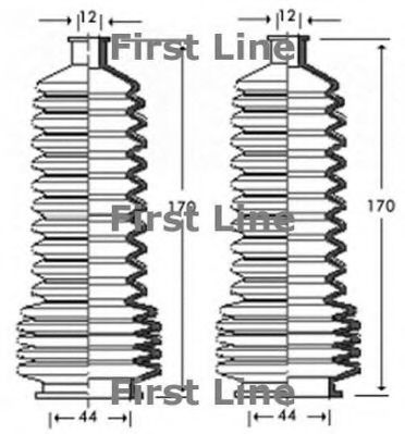 Пыльник, рулевое управление FIRST LINE FSG3251